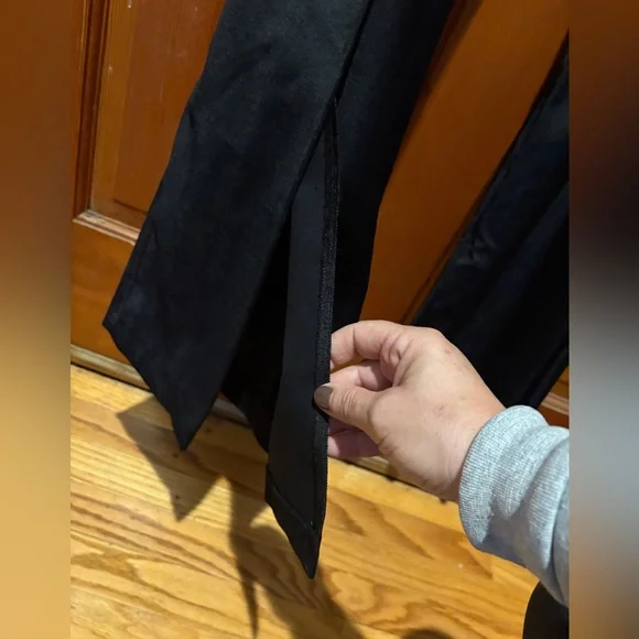 New Ted Baker London Demyat Velvet Kick Flare Trousers - Picture 11 of 15